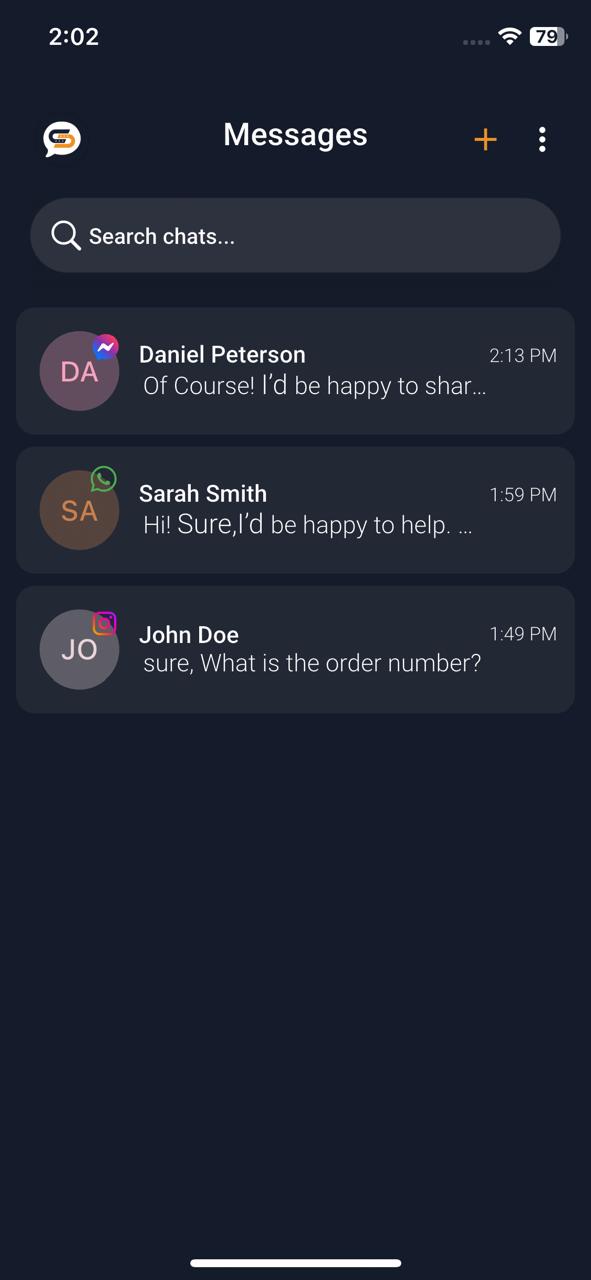 Facebook Messenger Chat Screenshot