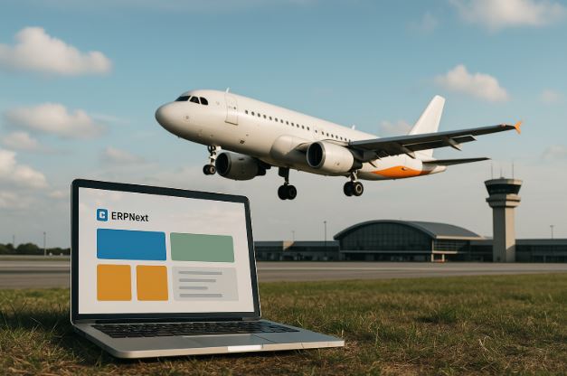 ERPNext-based Airline Services Solution Implementation - Cover Image
